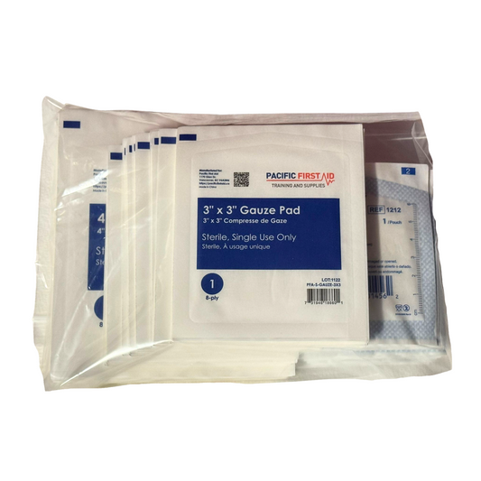 100 Assorted Gauze Pad Pack - Velora