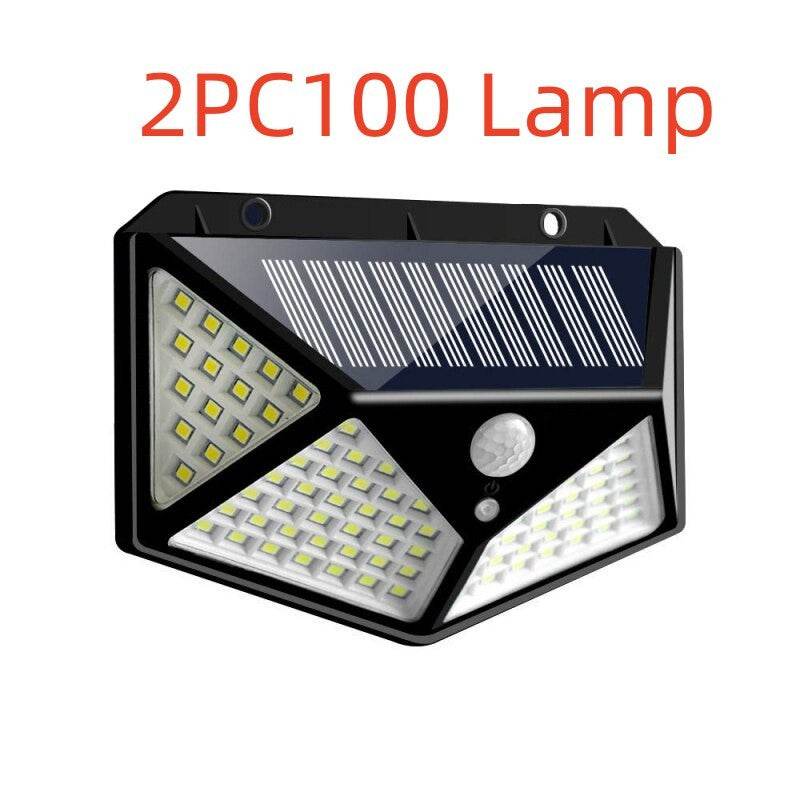 100LED solar wall LED light Outdoor, Corridor, Garden, Courtyard Lightning - Velora