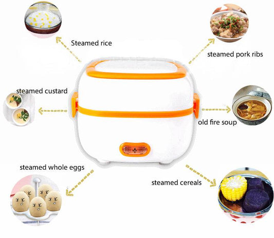 Multi-Function Electric Cooking Lunch Box – Portable & Heated - Velora