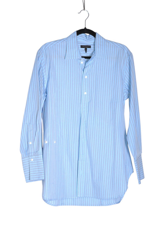RAG & BONE Women Button Down Tops Regular fit in Blue - S - Velora