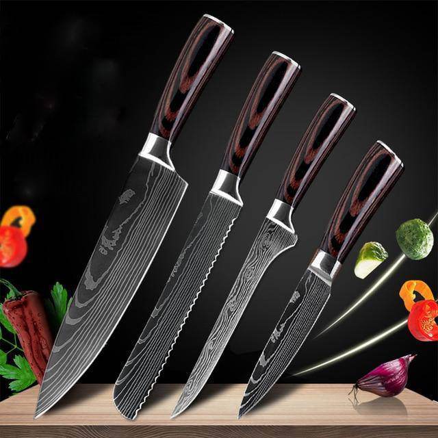 Carpenter's Special Set 6-piece Set 8-piece Set Knife Chef Knife Kitchen Knife Cooking - Velora