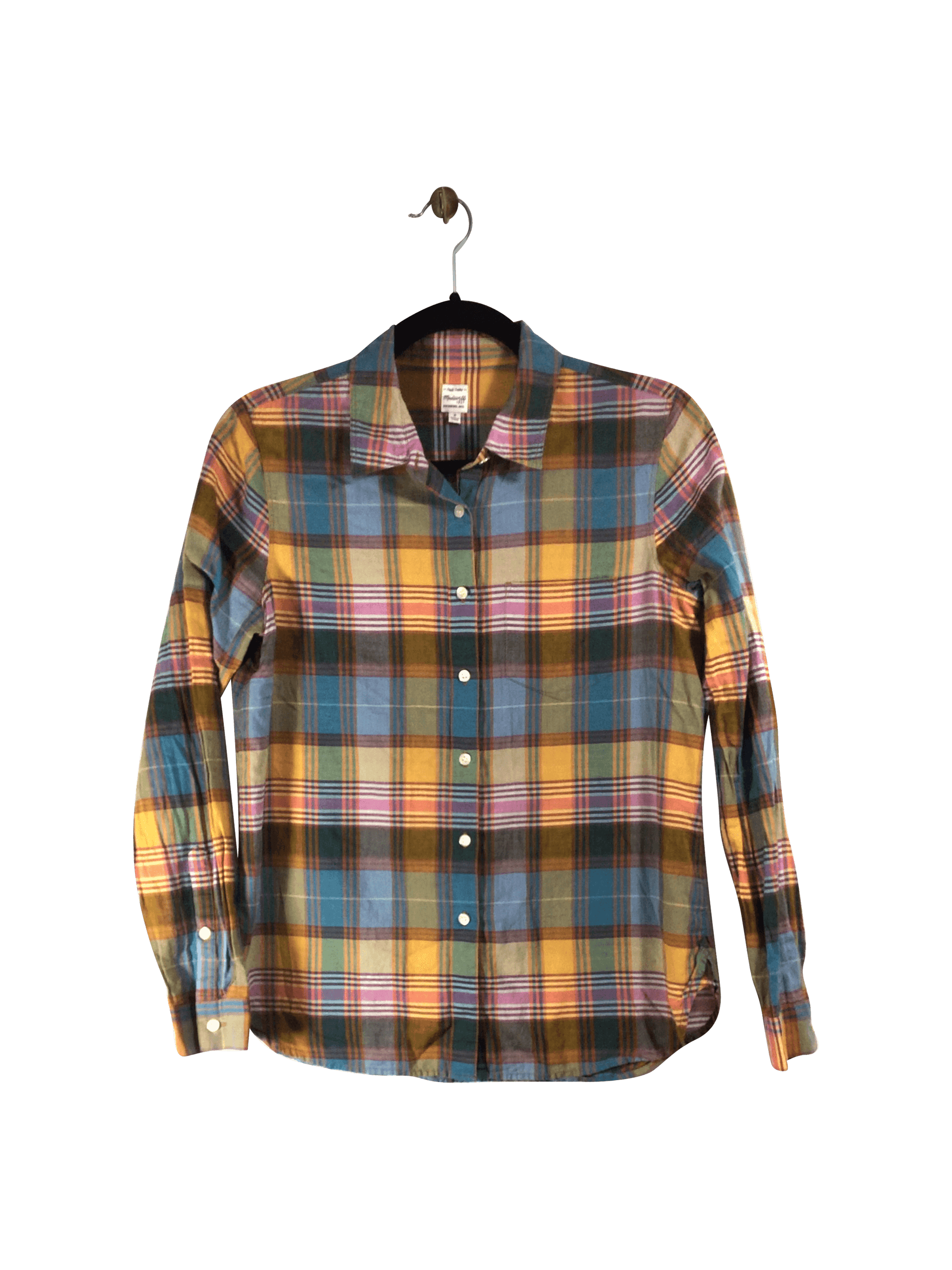 MADEWELL Women Button Down Tops Regular fit in Blue - S - Velora