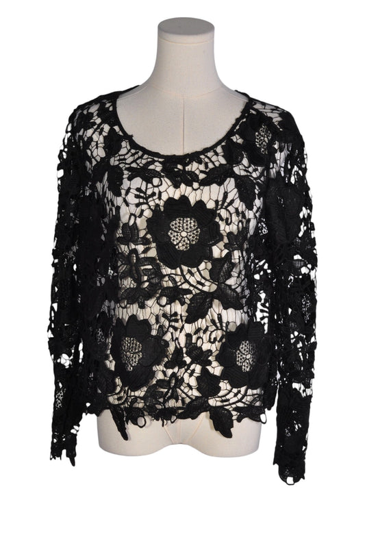 H&M Women Blouses Regular fit in Black - 14 - Velora