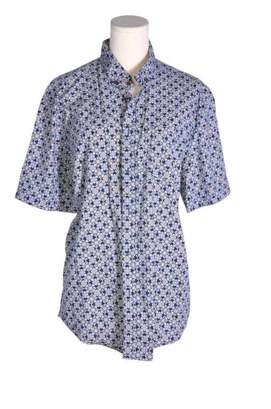 RUE SAINT-PATRICK Men Button Down Tops Regular fit in Blue - XL - Velora