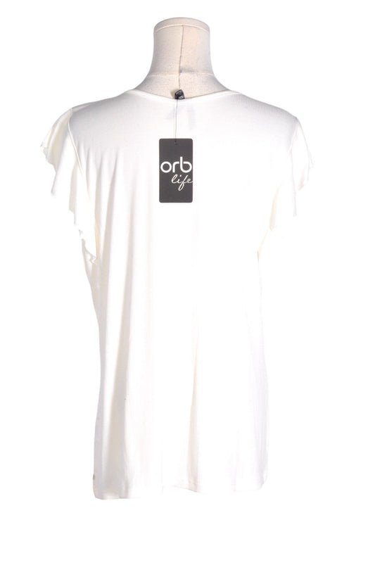 ORB Women T-Shirts Regular fit in White - L - Velora