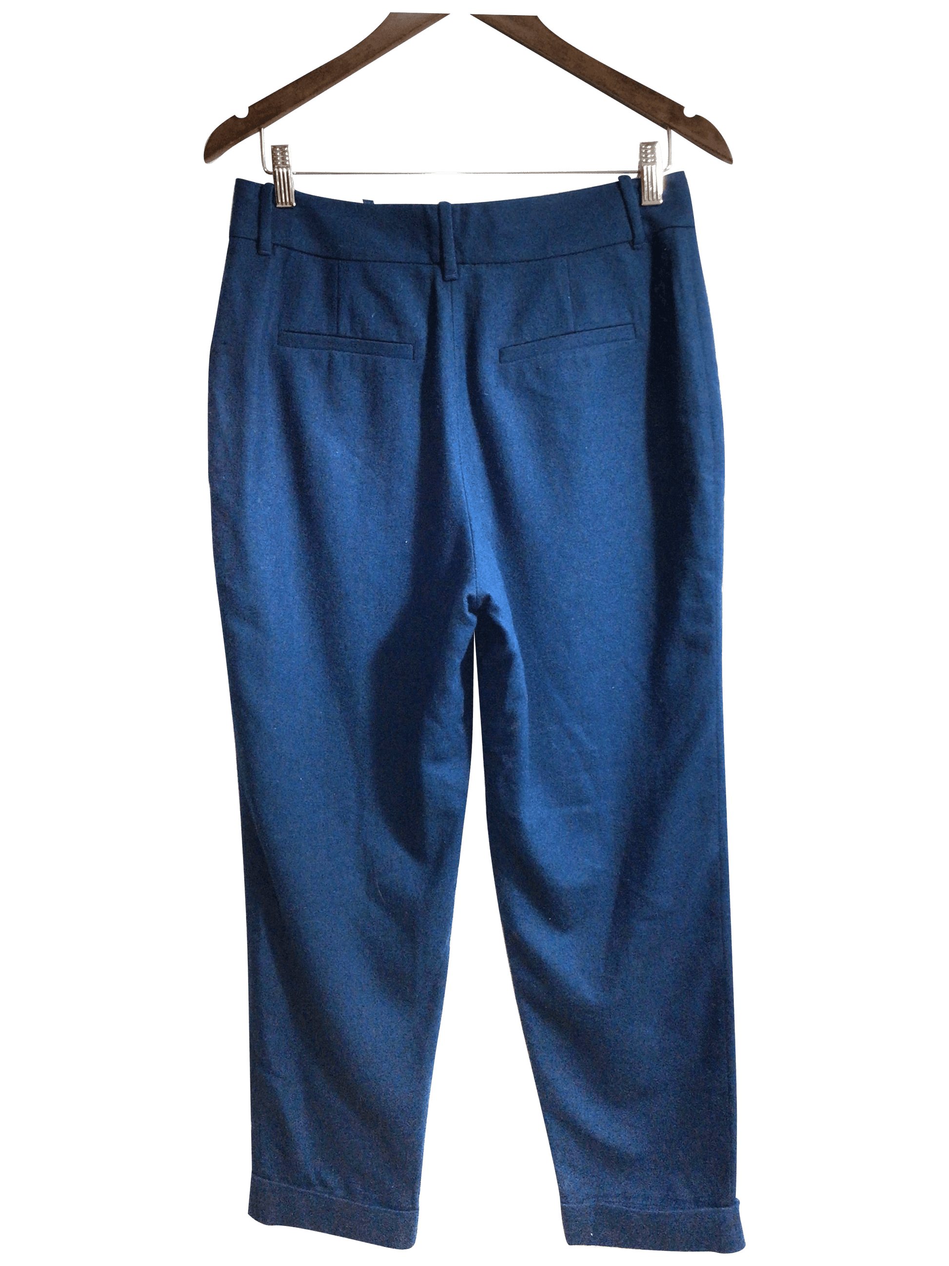 ICÔNE Women Work Pants Regular fit in Blue - 8 - Velora