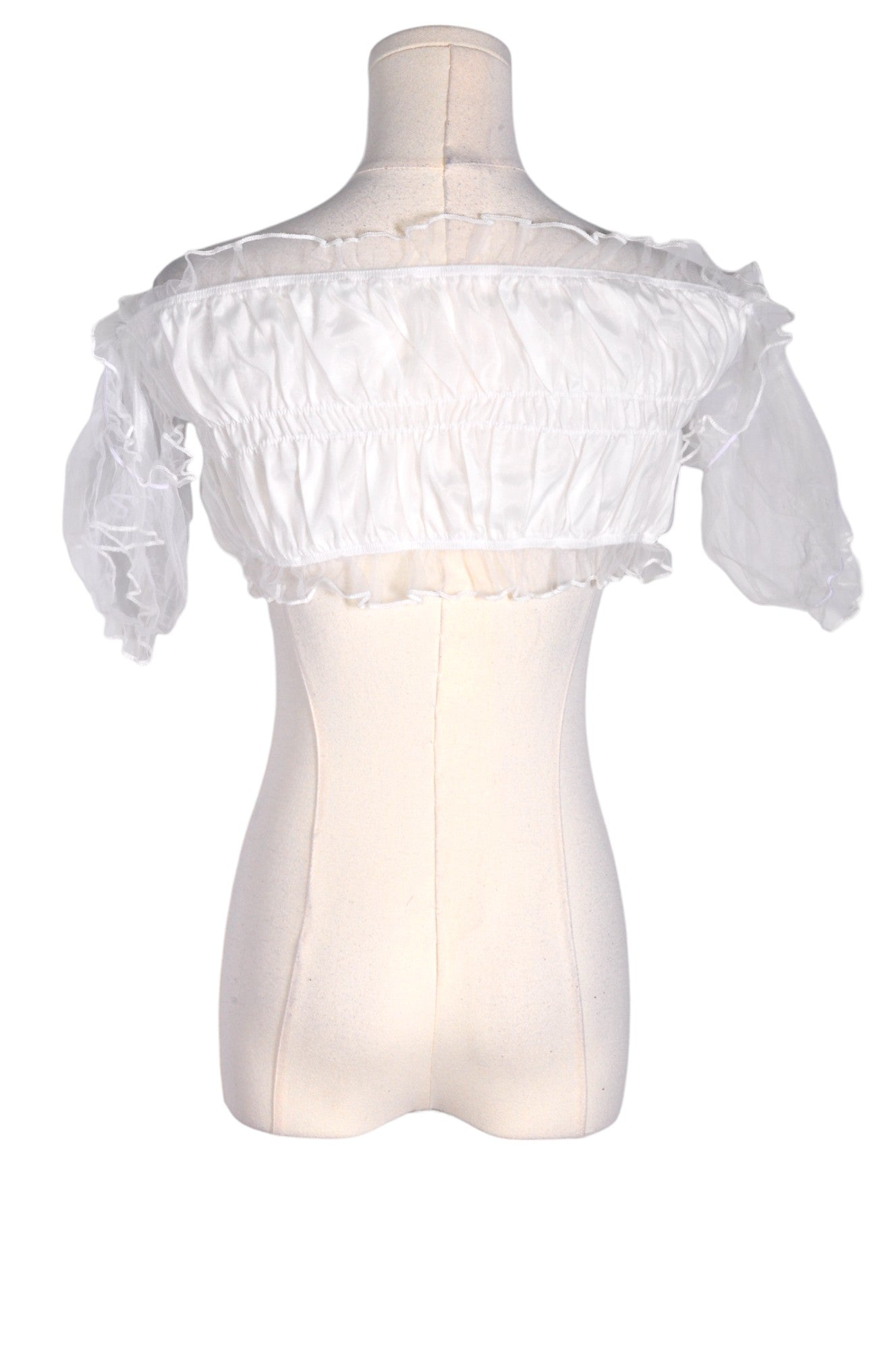 SHEIN Women Crop Tops Regular fit in White - XL - Velora