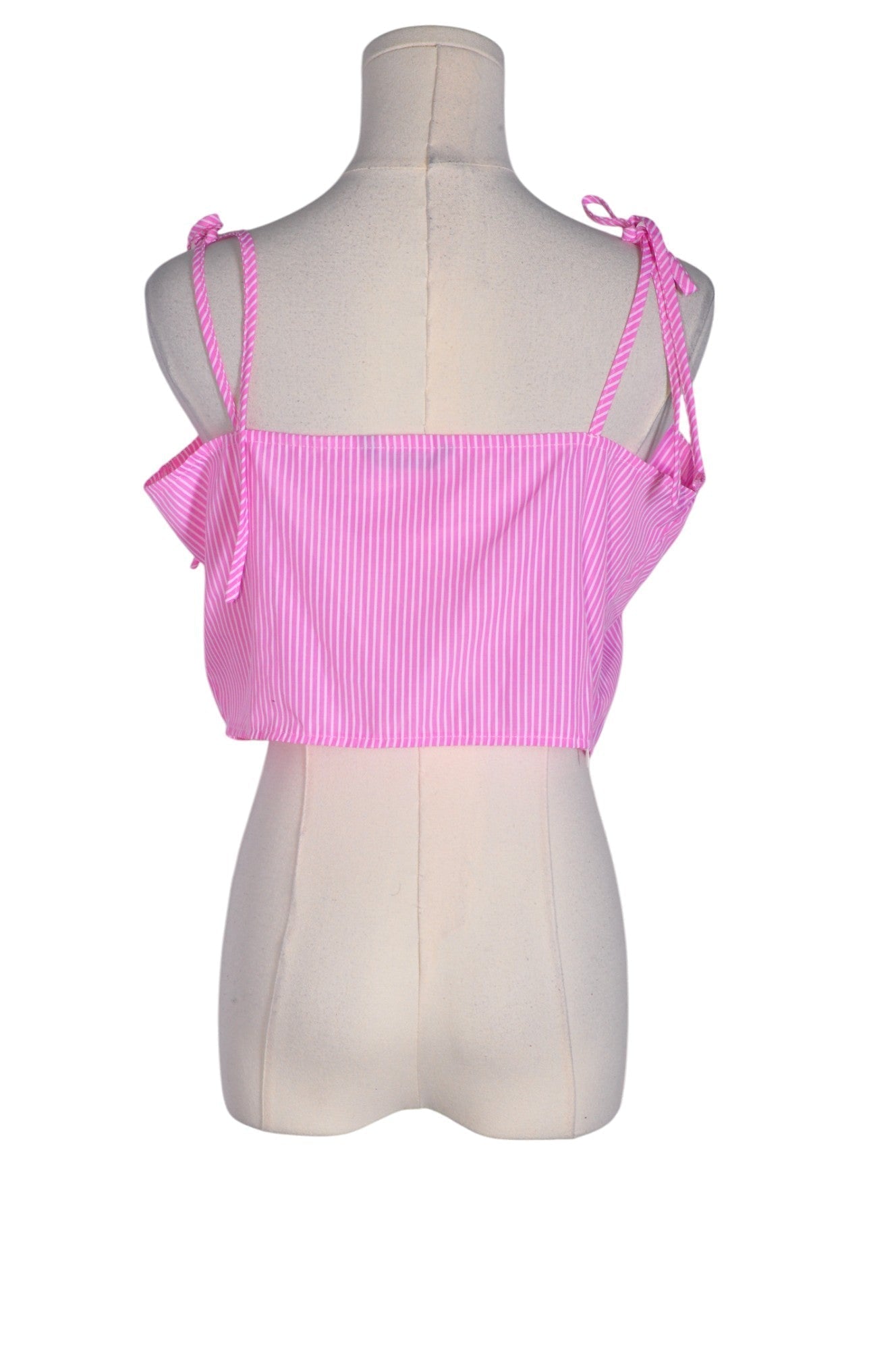 SHEIN Women Crop Tops Regular fit in Pink - L - Velora