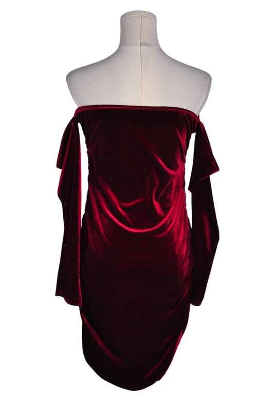 ROMWE Women Midi Dresses Regular fit in Red - L - Velora