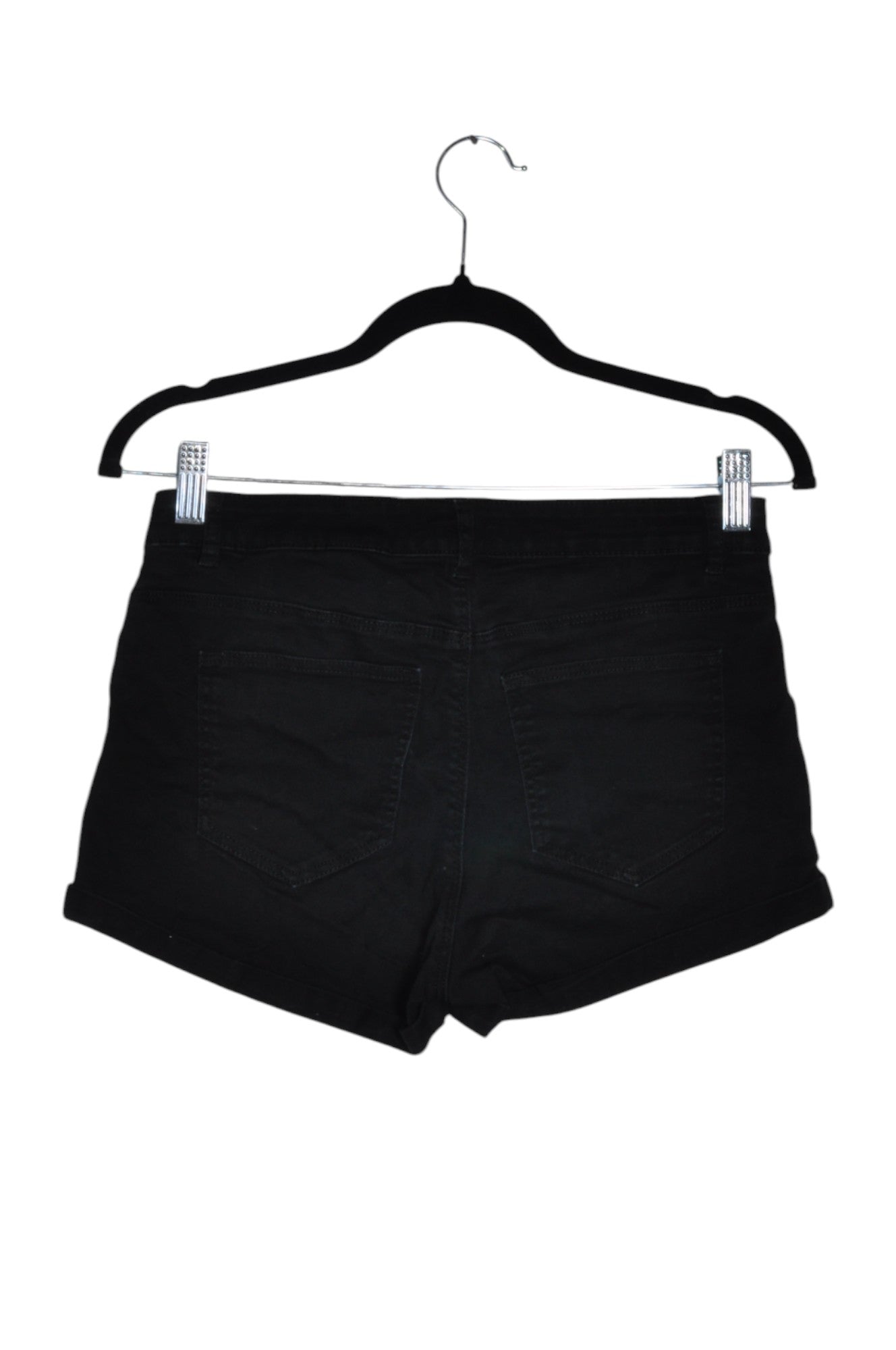 H&M Women Denim Shorts Regular fit in Black - 6 - Velora