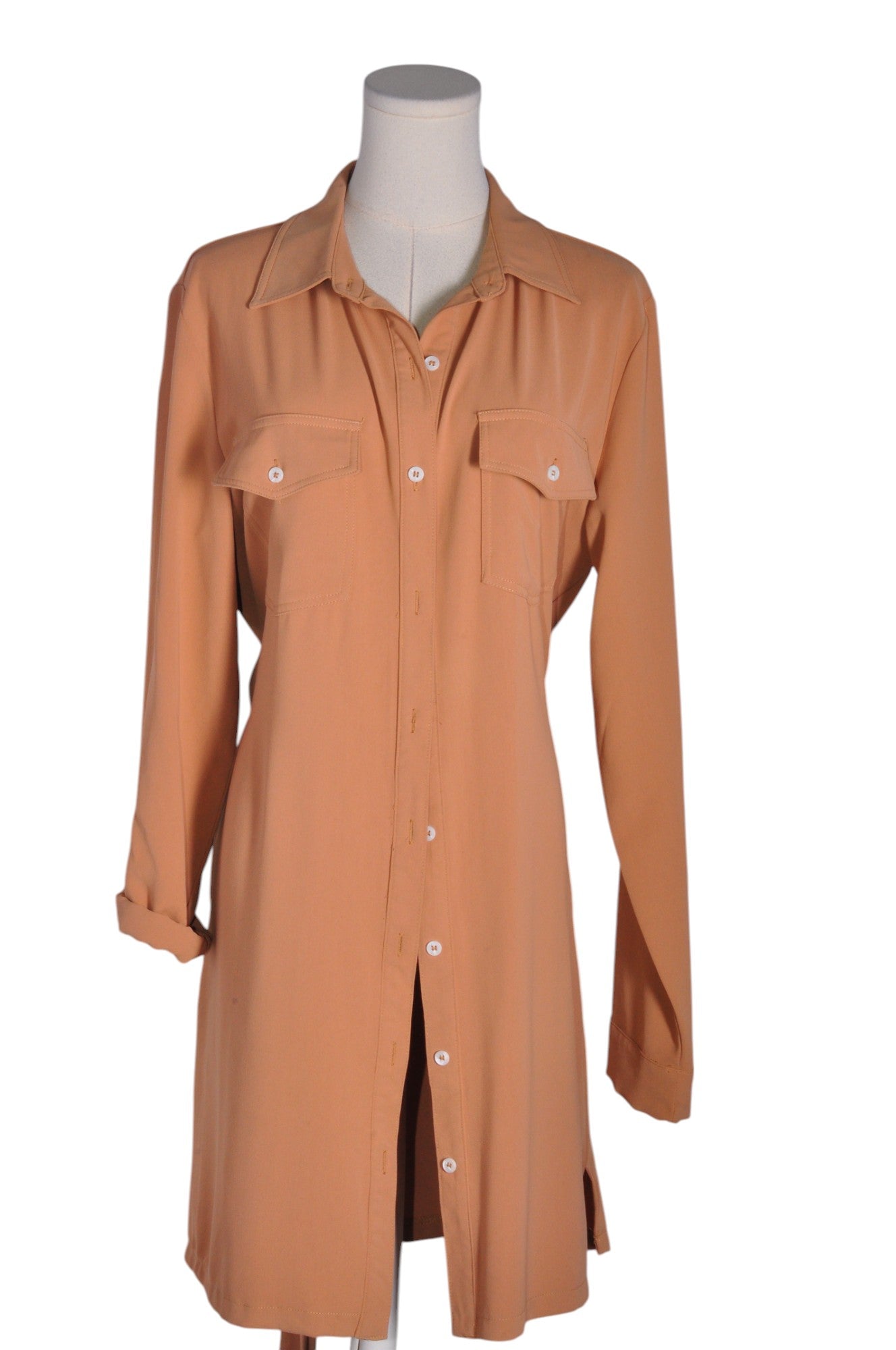 ORB Women Button Down Tops Regular fit in Beige - M - Velora