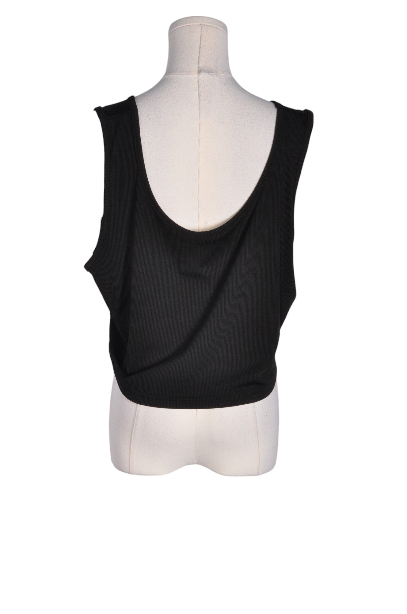 SHEIN Women Crop Tops Regular fit in Black - 3XL - Velora