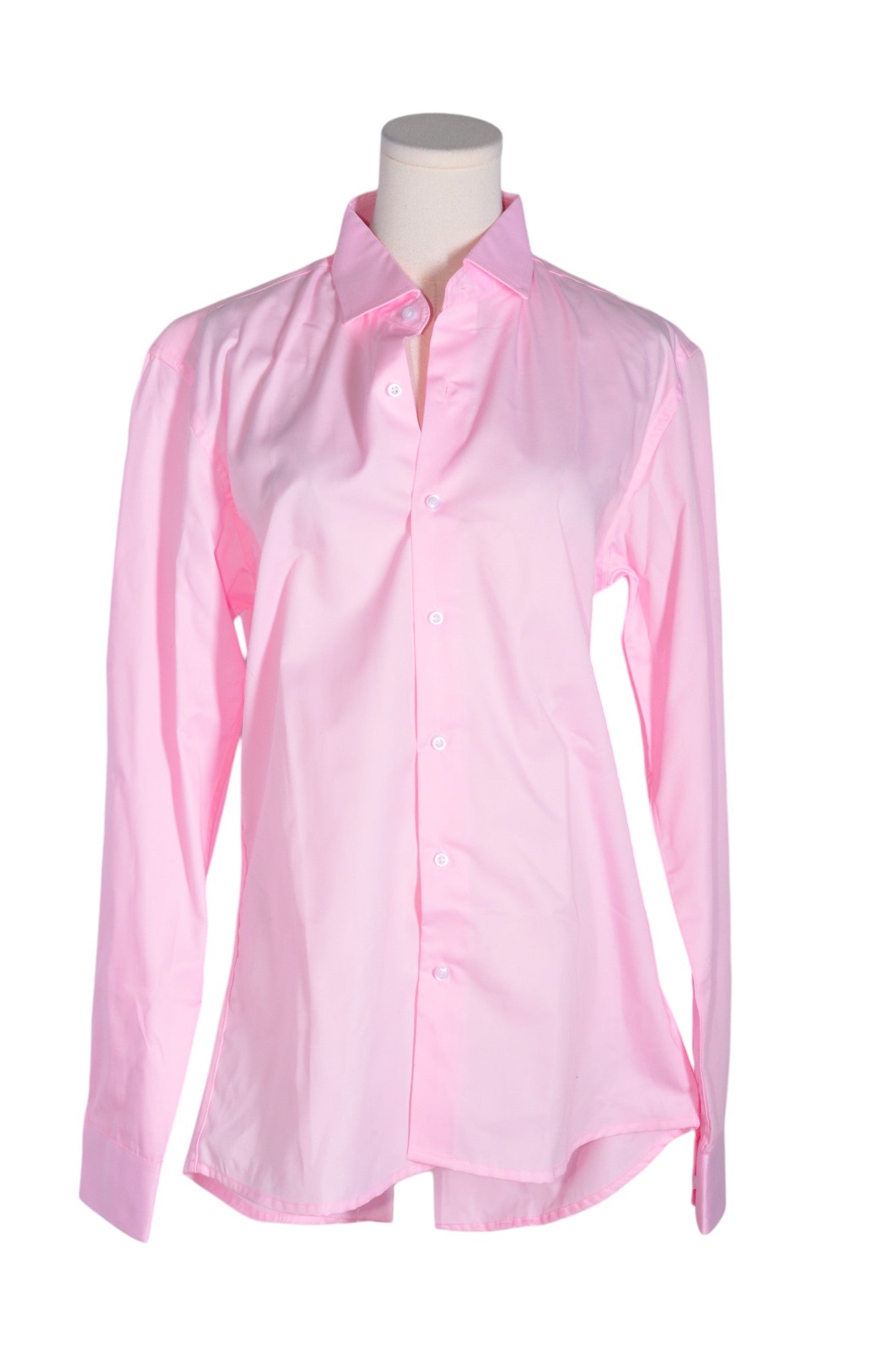 UNBRANDED Men Button Down Tops Regular fit in Pink - L - Velora