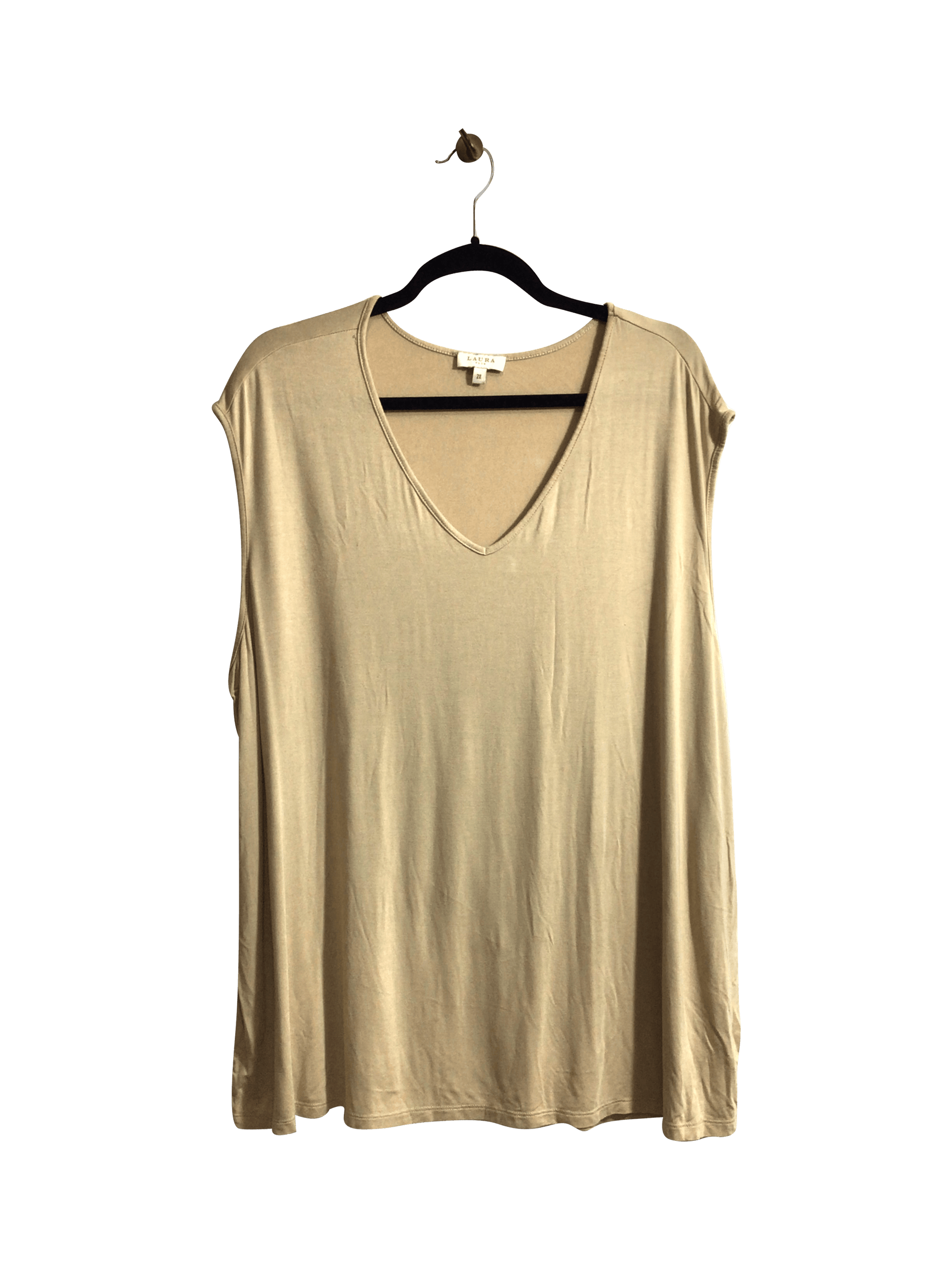 LAURA Women T-Shirts Regular fit in Beige - 2XL - Velora
