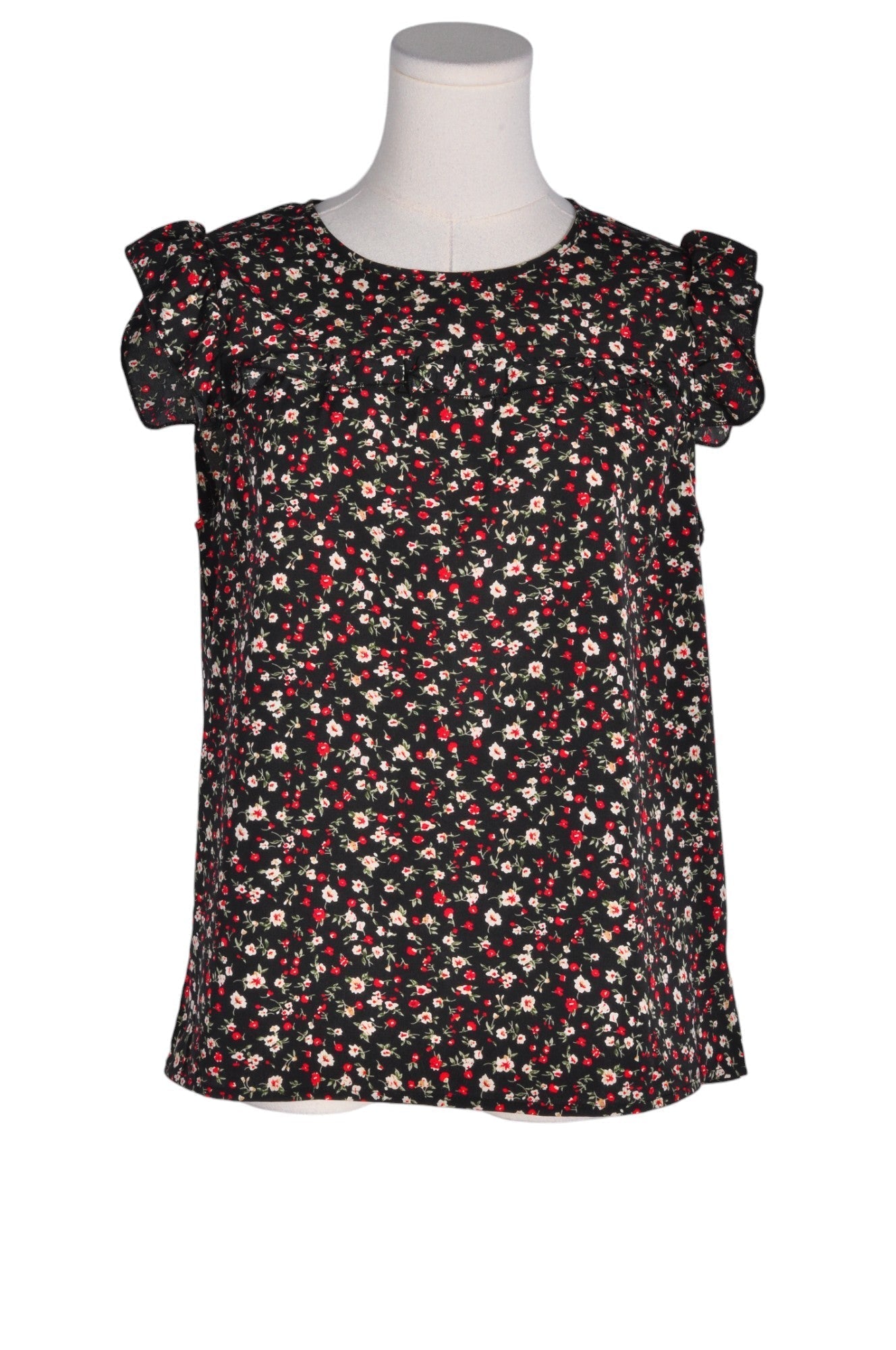 SHEIN Women Blouses Regular fit in Black - S - Velora