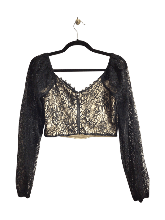 SHEIN Women Crop Tops Regular fit in Black - M - Velora