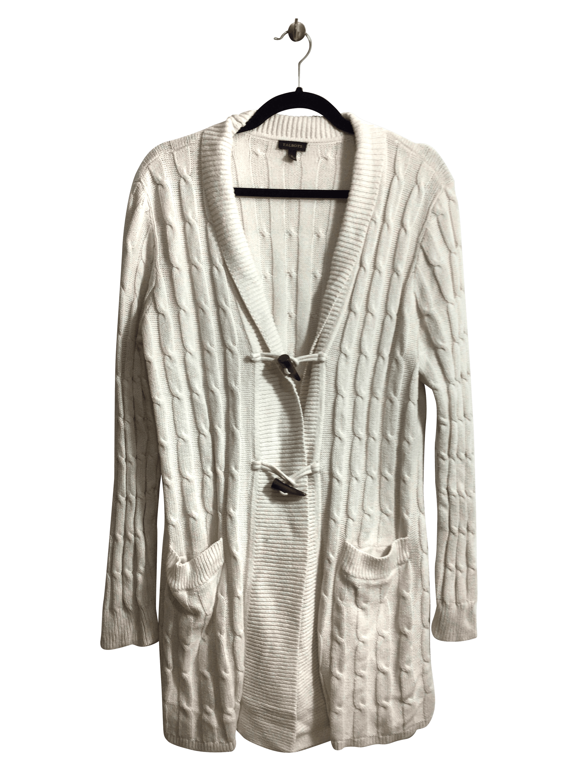 TALBOTS Women Cardigans Regular fit in White - L - Velora