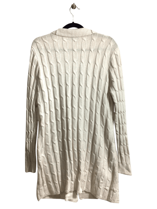 TALBOTS Women Cardigans Regular fit in White - L - Velora