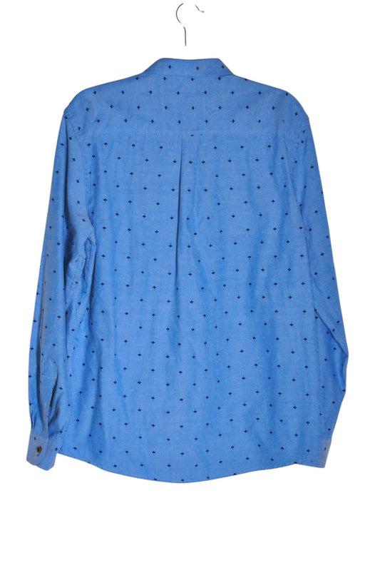 RUE SAINT-PATRICK Men Button Down Tops Regular fit in Blue - L - Velora