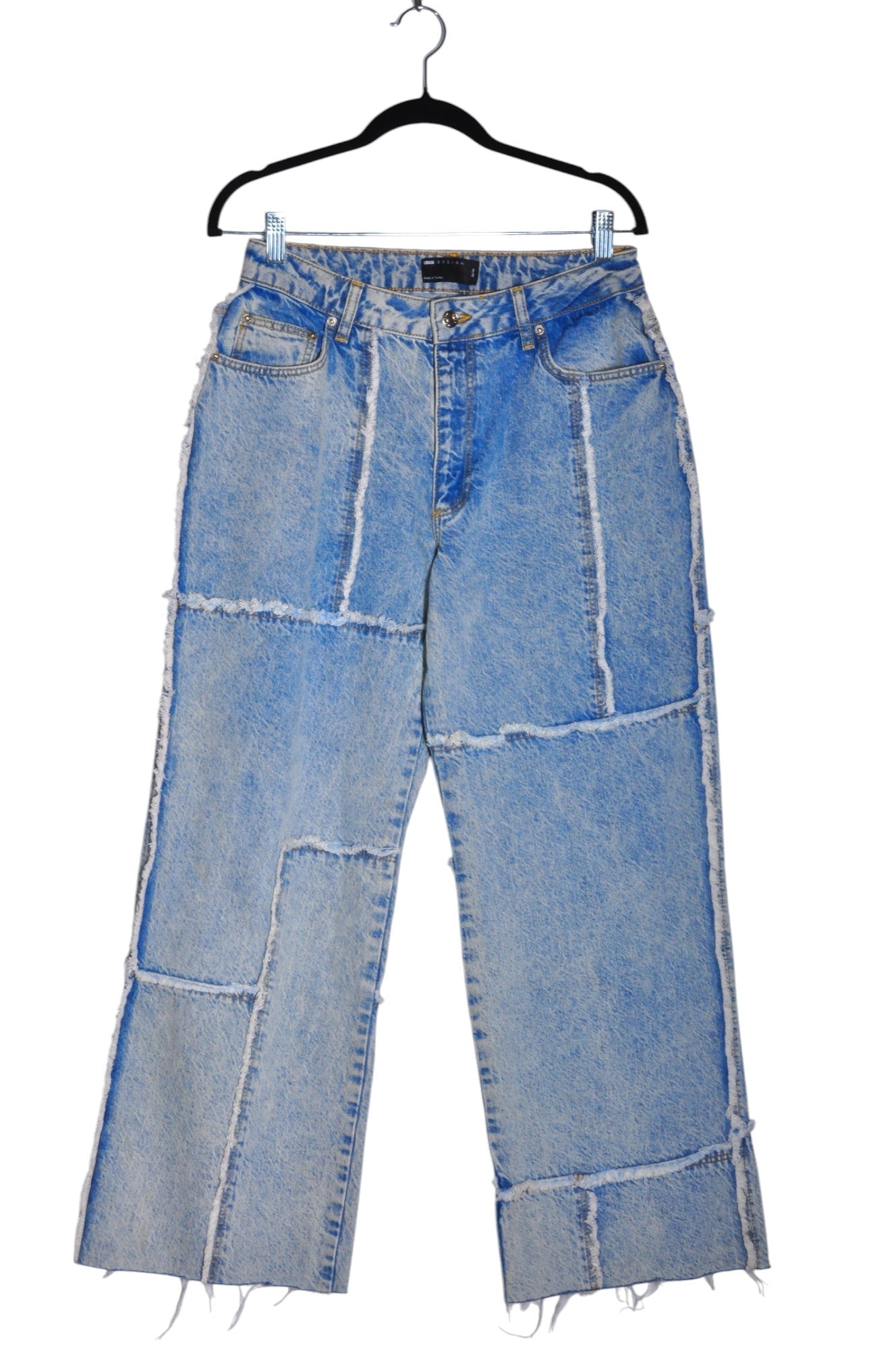 ASOS Women Straight-Legged Jeans Regular fit in Blue - 26x32 - Velora