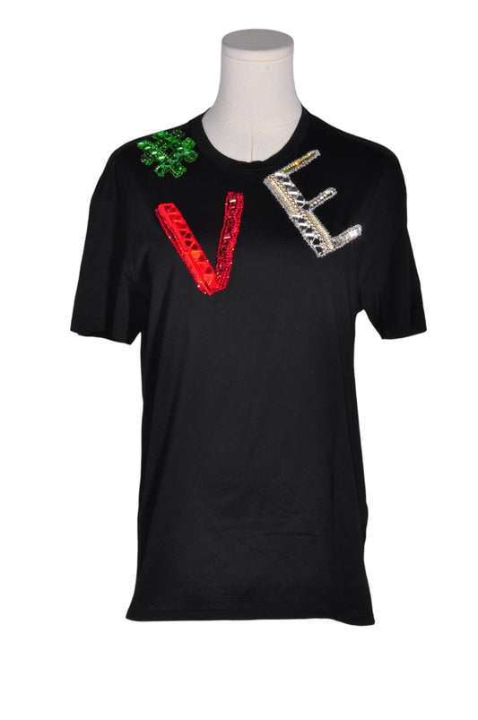 VERSACE Women T-Shirts Regular fit in Black - 38 - Velora