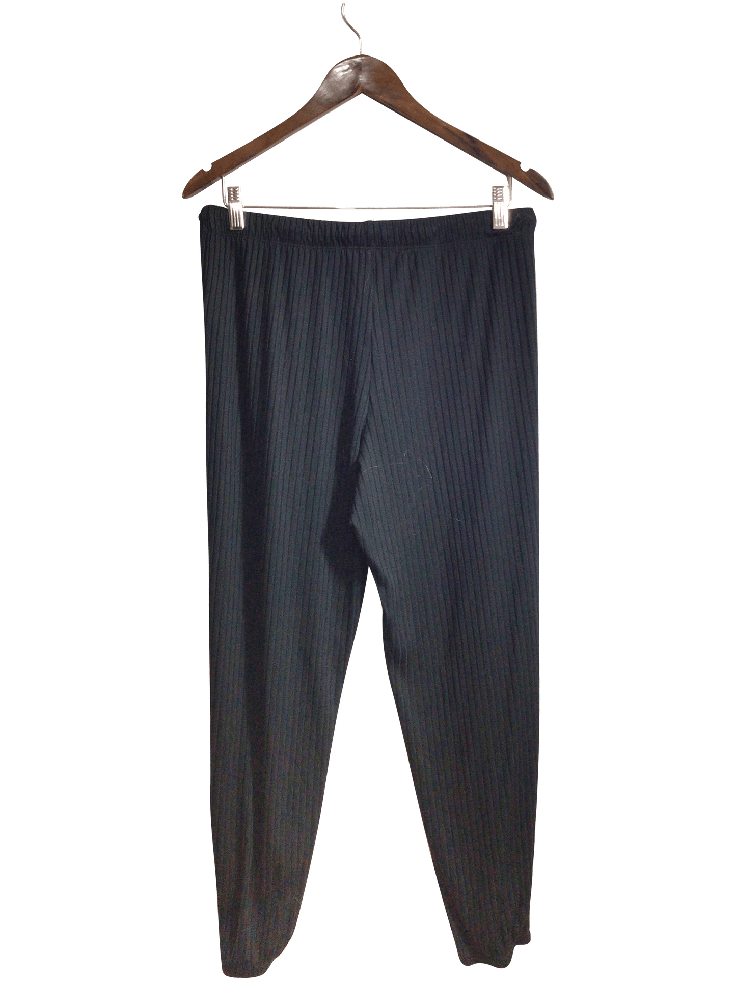 UNBRANDED Women Corduroy Pants Regular fit in Black - L - Velora