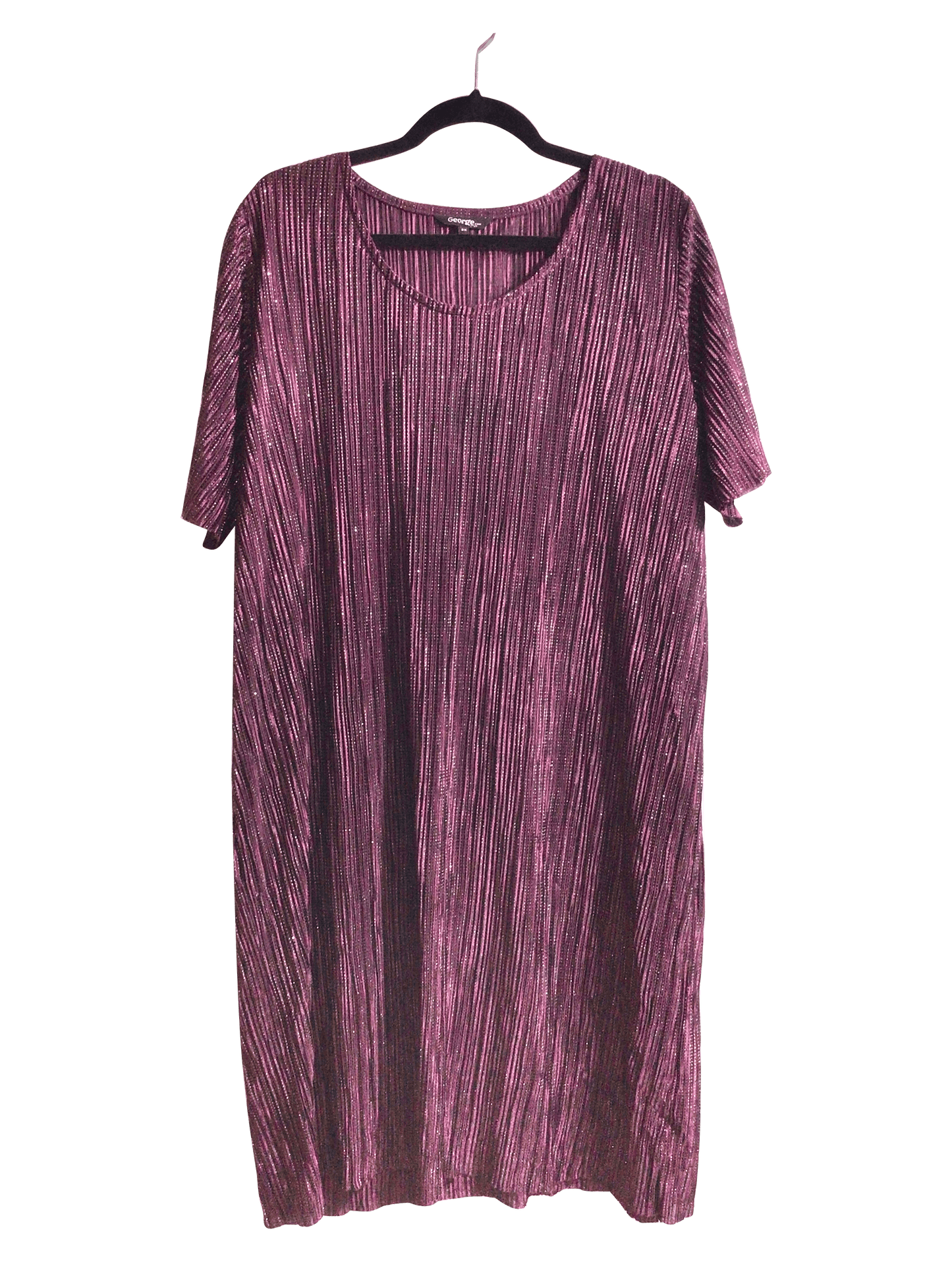 GEORGE Women Midi Dresses Regular fit in Purple - 2X - Velora