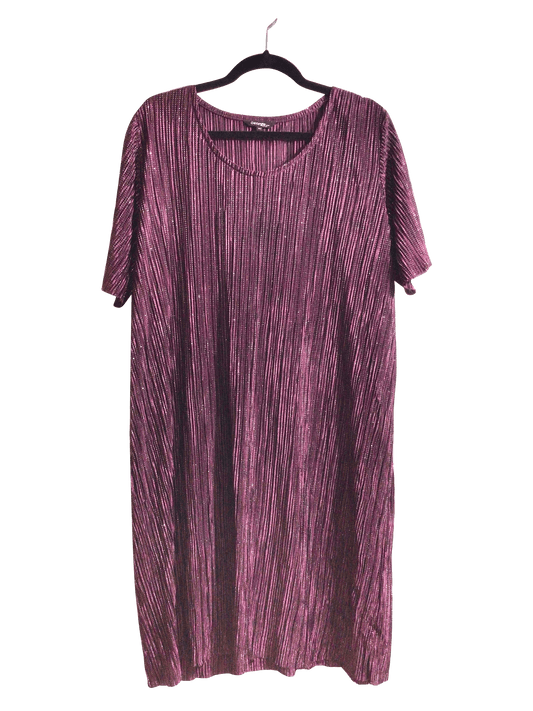 GEORGE Women Midi Dresses Regular fit in Purple - 2X - Velora