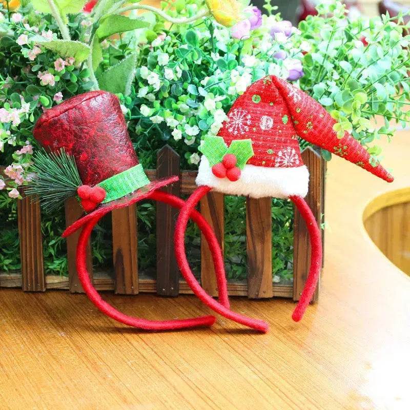 Christmas Head Buckle Christmas Party Supplies Christmas Headband Gifts Christmas Headband Christmas Hat Head Buckle - Velora
