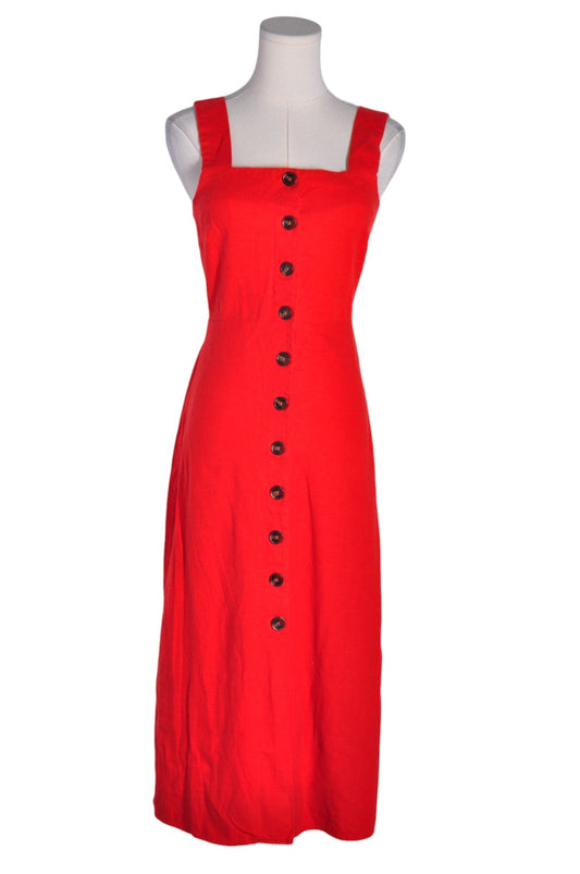 WAREHOUSE Women Maxi Dresses Regular fit in Red - 8 - Velora