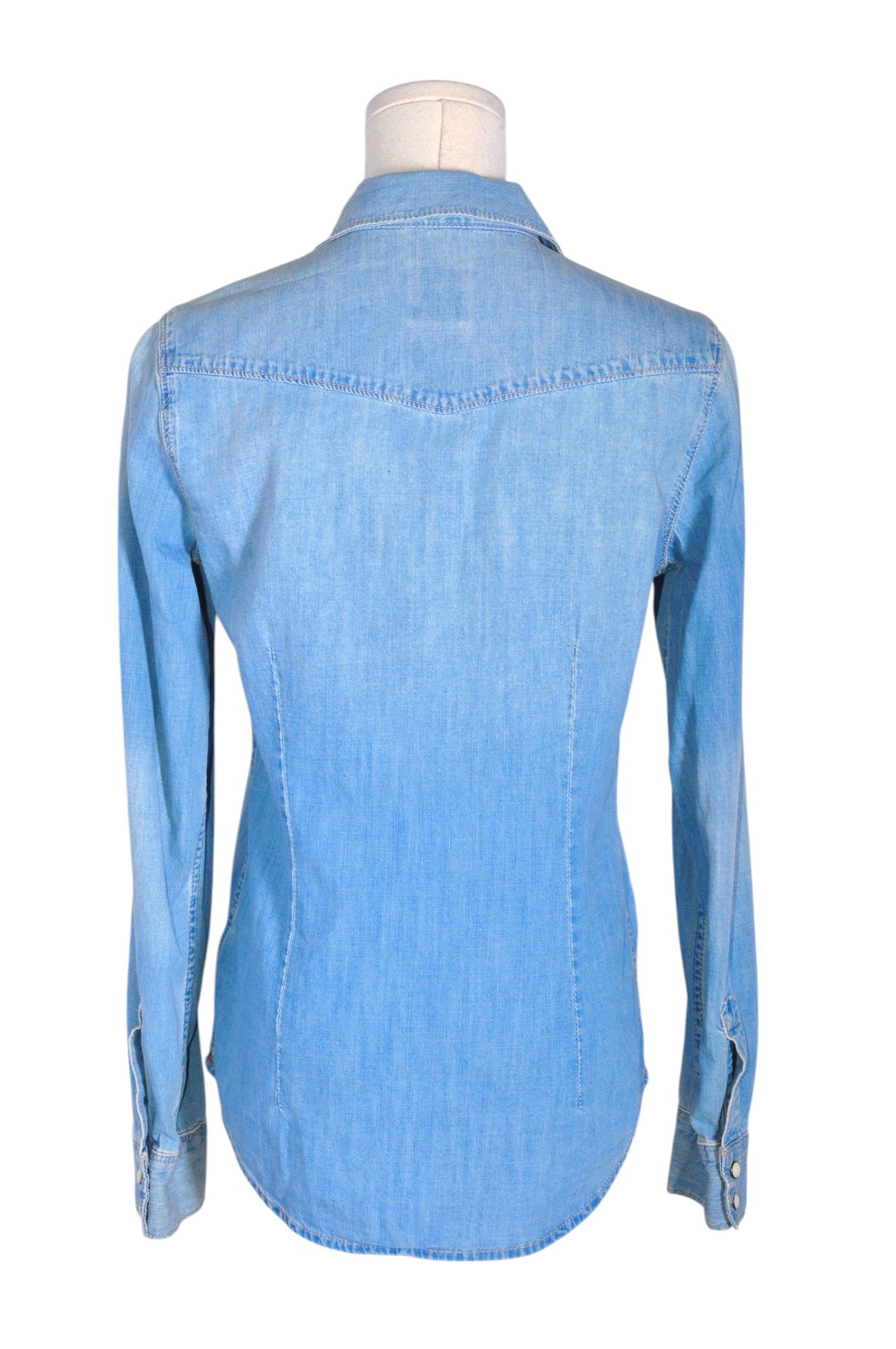 GAP Women Denim Tops Regular fit in Blue - XS - Velora