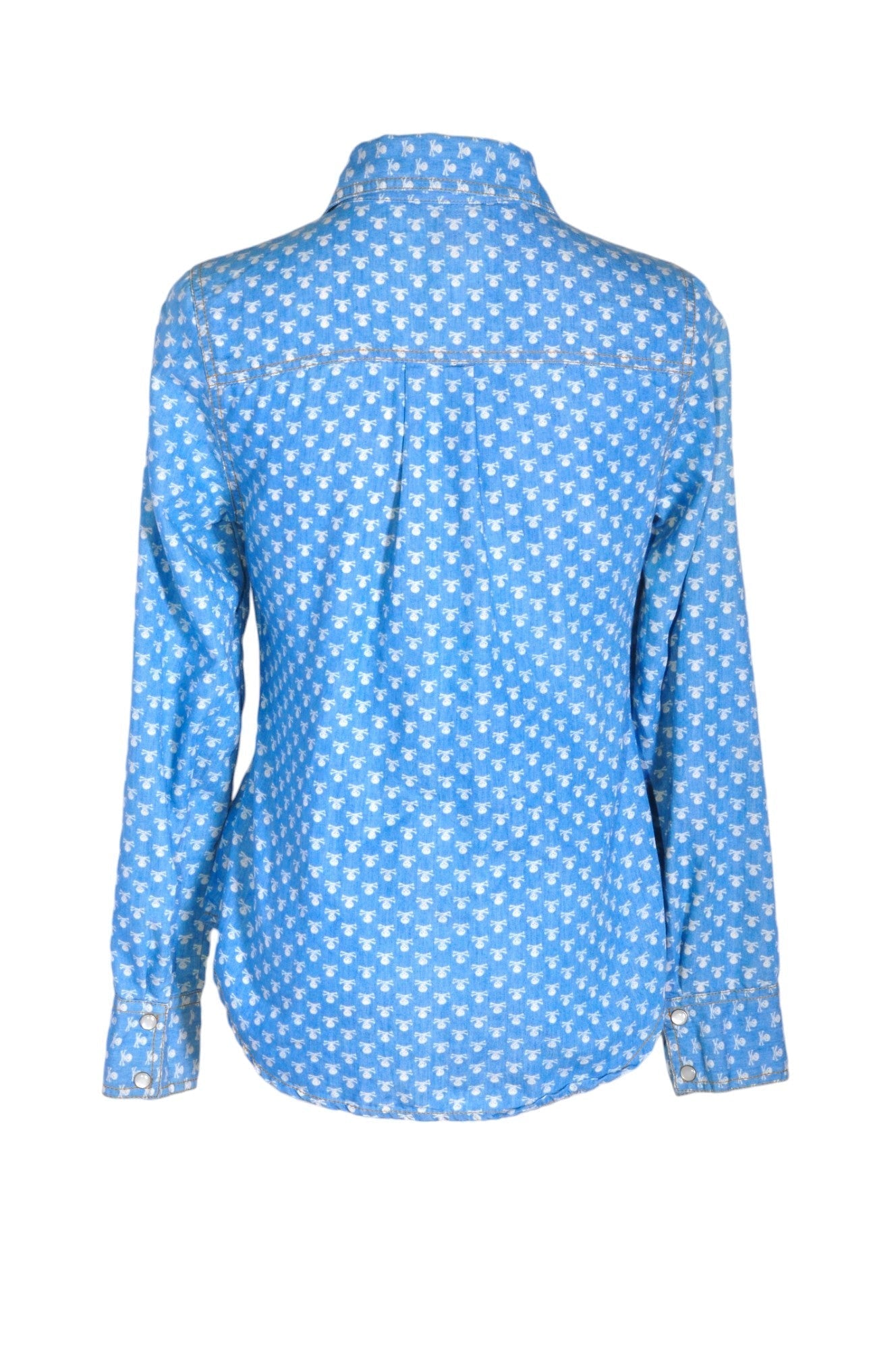 STREETWEAR Women Button Down Tops Regular fit in Blue - S - Velora