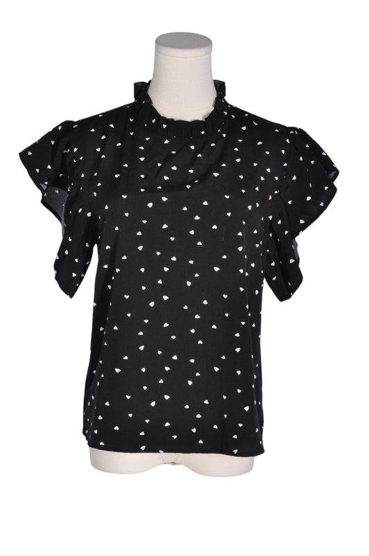 SHEIN Women Blouses Regular fit in Black - S - Velora