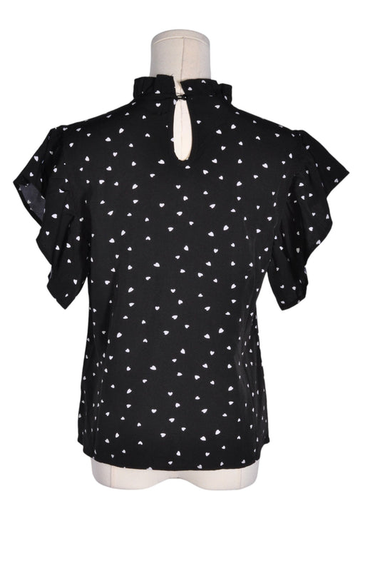 SHEIN Women Blouses Regular fit in Black - S - Velora