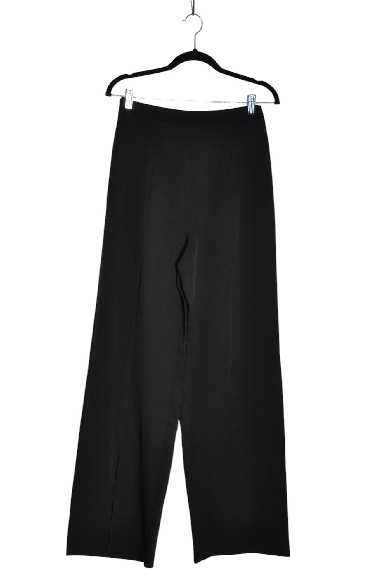 SHEIN Women Trousers Regular fit in Black - S - Velora