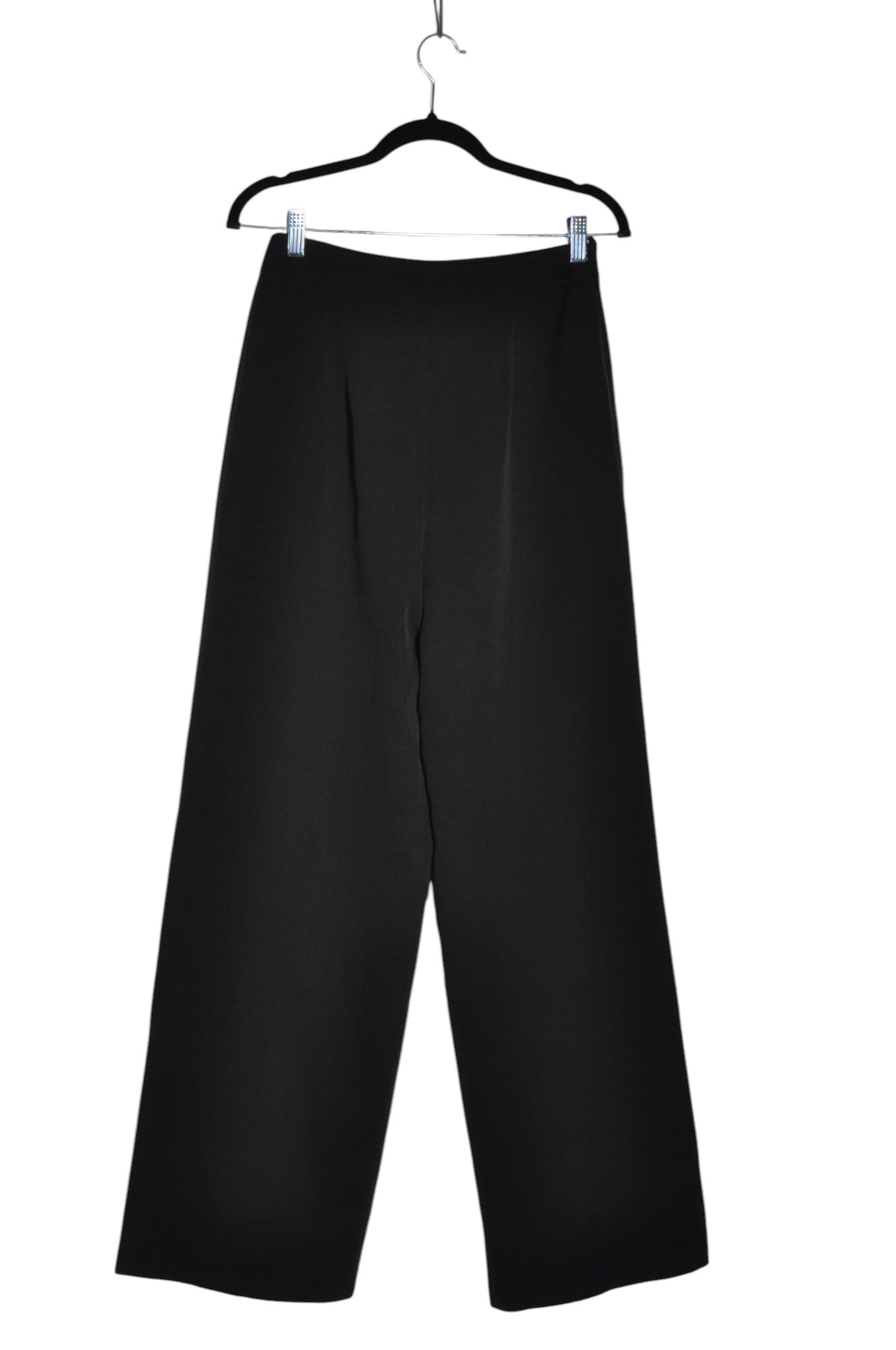 SHEIN Women Trousers Regular fit in Black - S - Velora