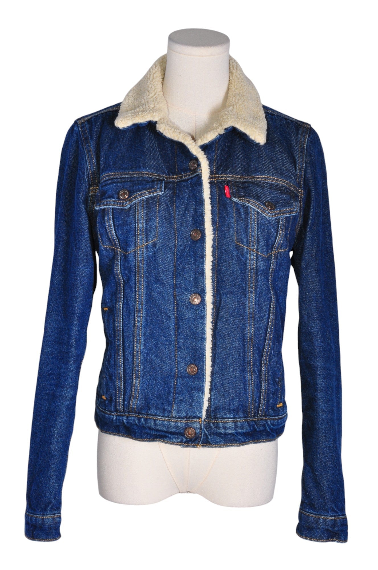 LEVI'S Women Denim Jackets Regular fit in Blue - M - Velora