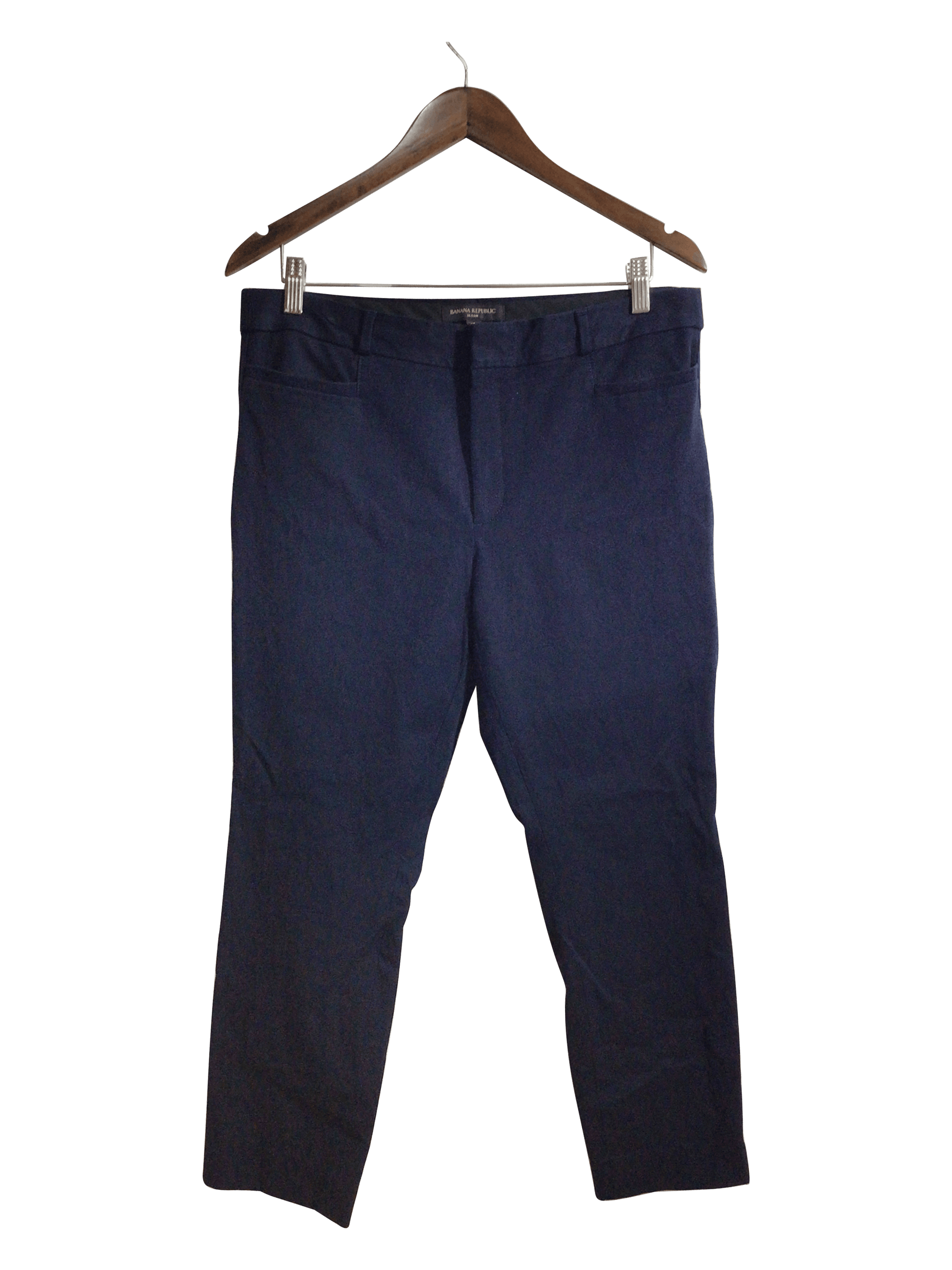 BANANA REPUBLIC Women Work Pants Regular fit in Blue - 12 - Velora