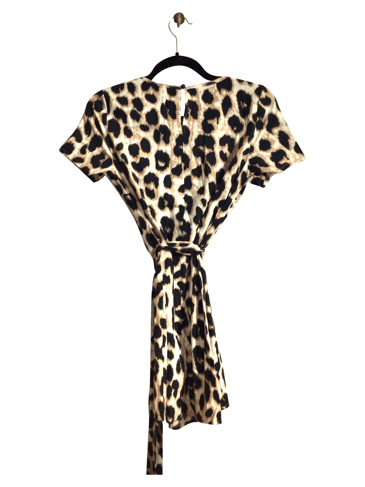 SHEIN Women Wrap Dresses Regular fit in Brown - XS - Velora