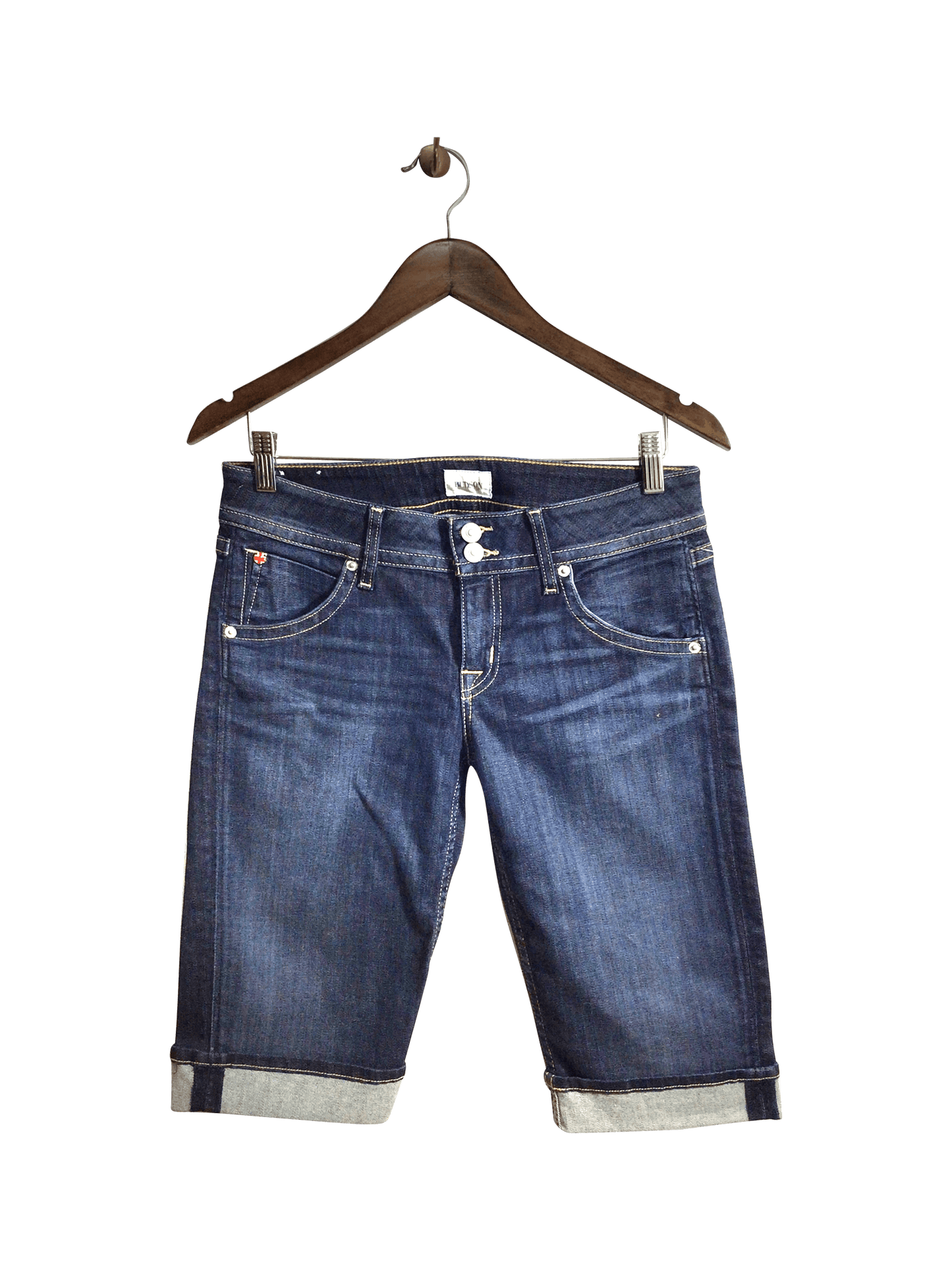 HUDSON Women Denim Shorts Regular fit in Blue - 28 - Velora