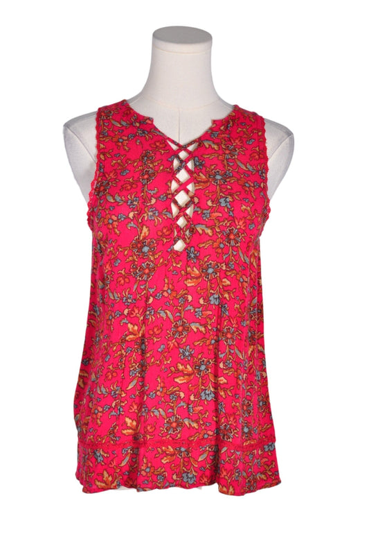 UNBRANDED Women Tank Tops Regular fit in Red - S - Velora