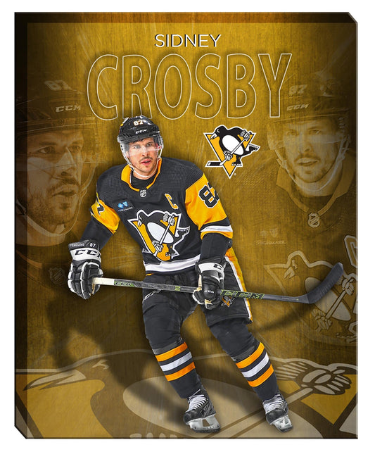 Sidney Crosby 16x20 Canvas Collage Penguins-V Frameworth Sports Marketing