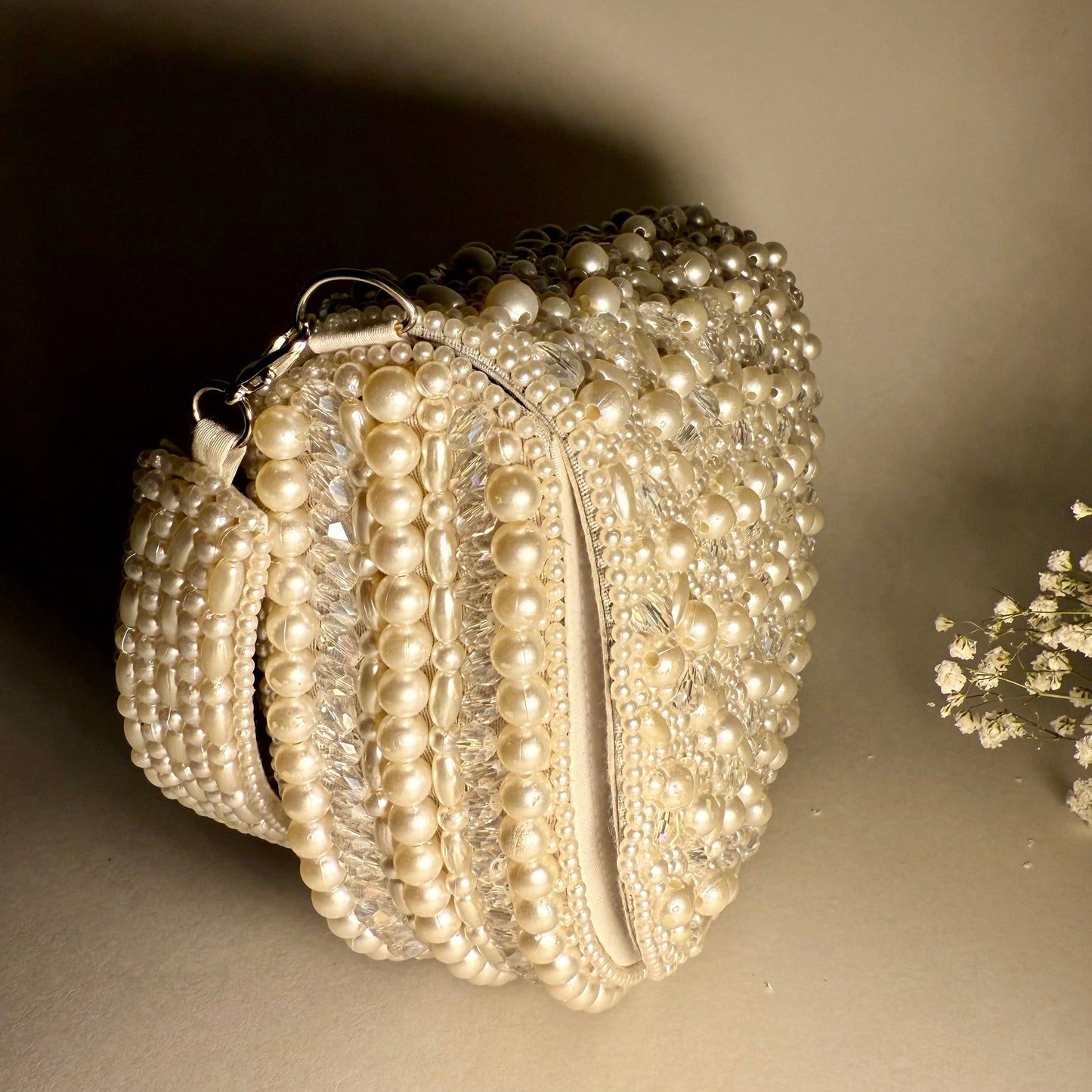 The Noor Pearl Clutch - Velora Luxury Fashion