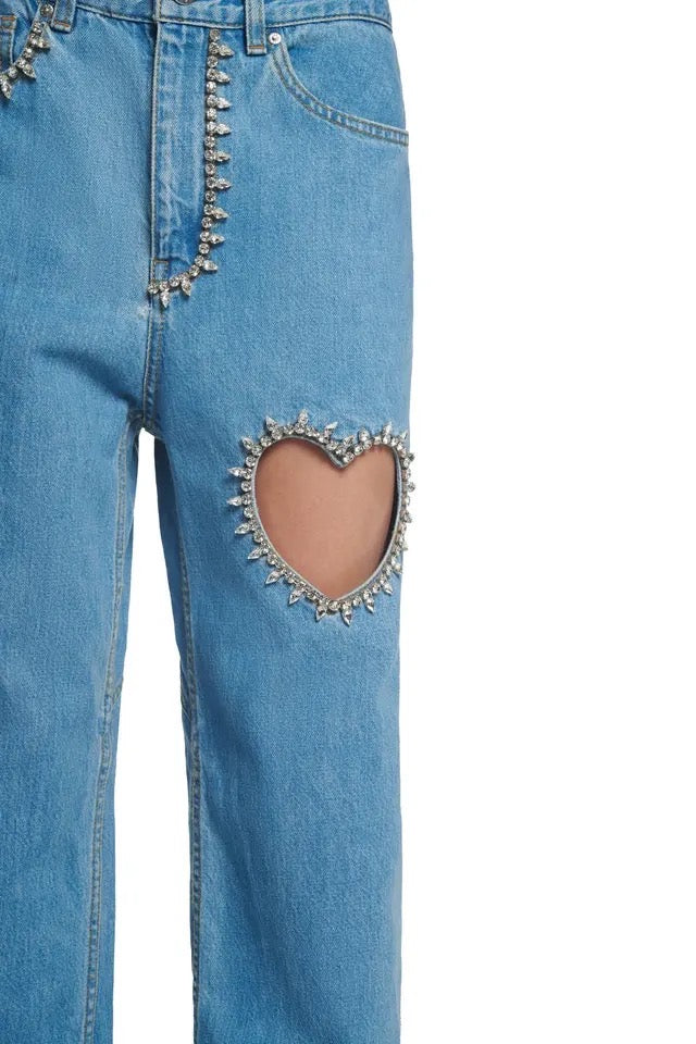 Blue Heart Jeans
