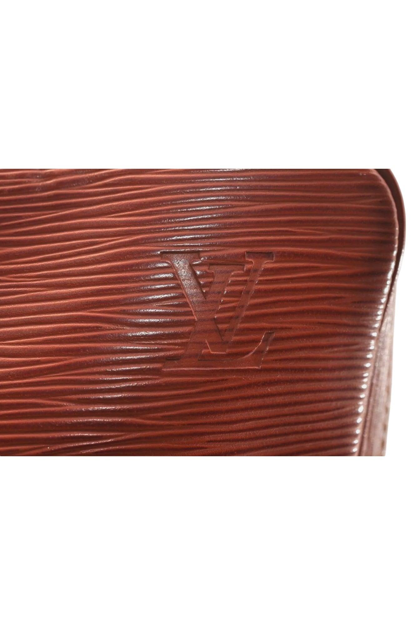 Louis Vuitton Epi Porte Documents Voyage Briefcase M54473 Brown 6978K - Velora