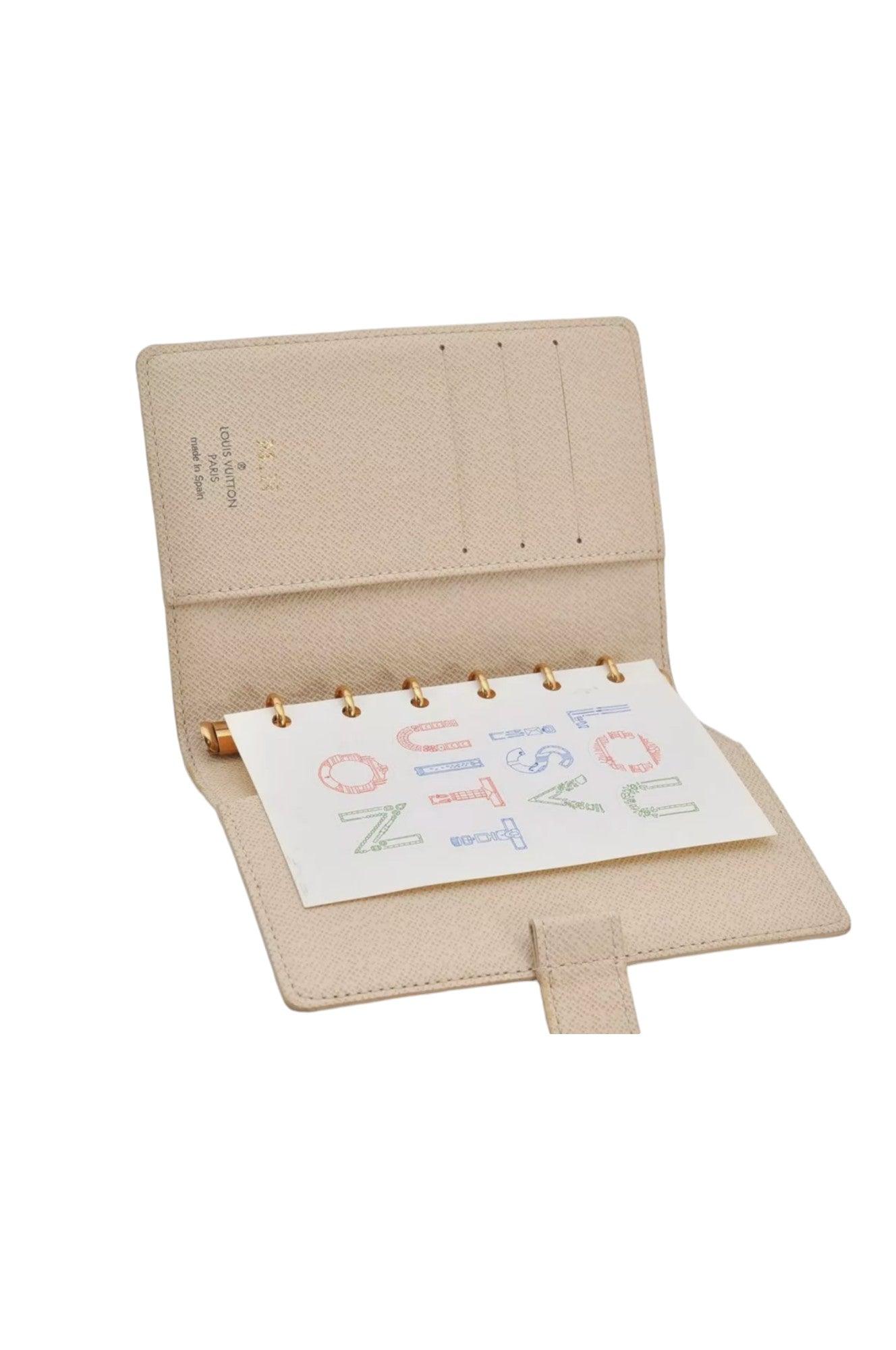 Louis Vuitton Damier Azur Agenda PM Notebook Cover R20706 LV 8166K - Velora