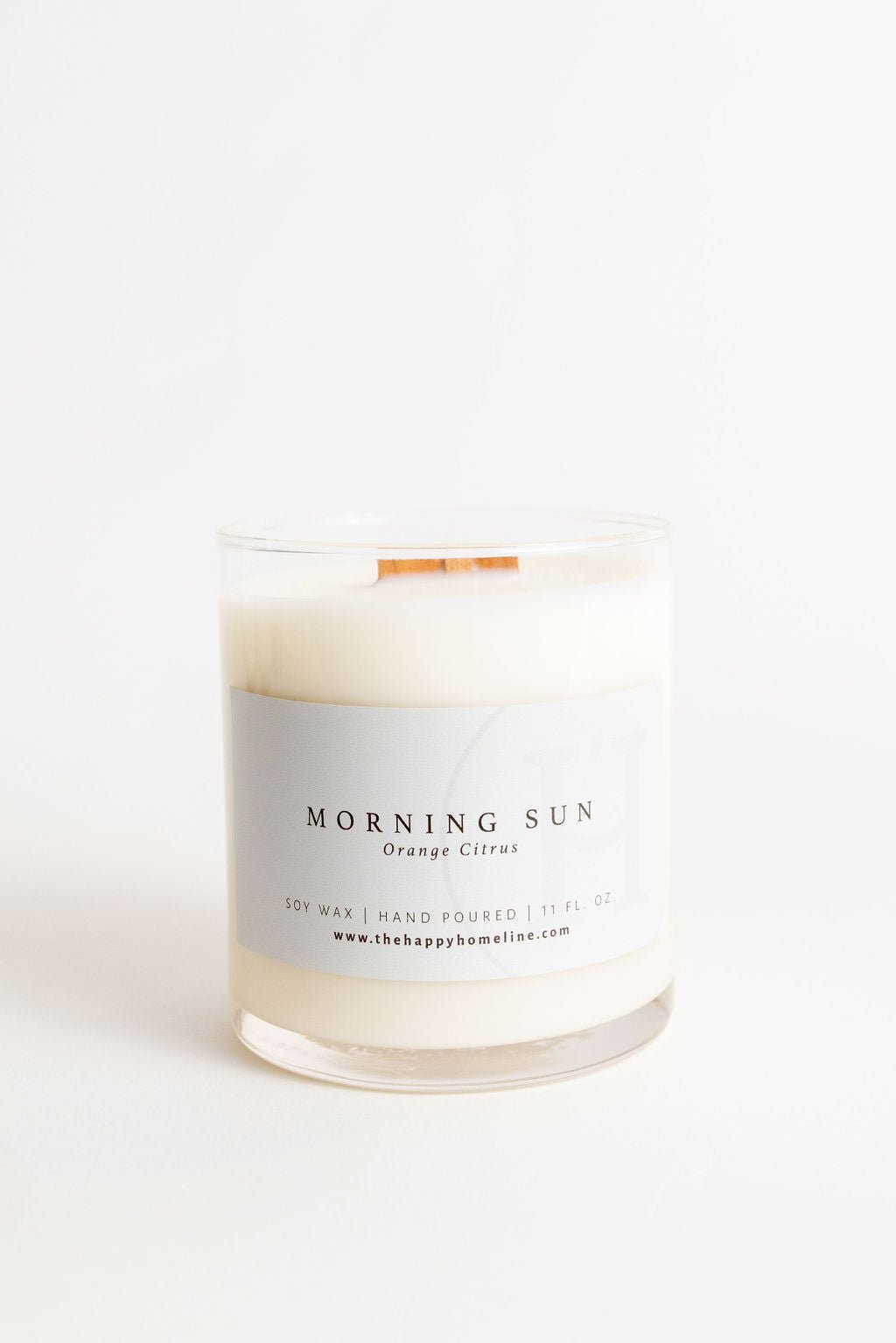 11 oz Morning Sun Wood Wick Candle - Velora Luxury Fashion