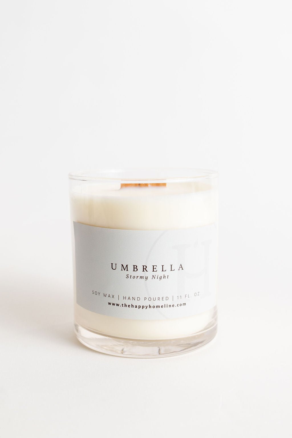 11 oz Umbrella Wood Wick Candle - Velora Luxury Fashion