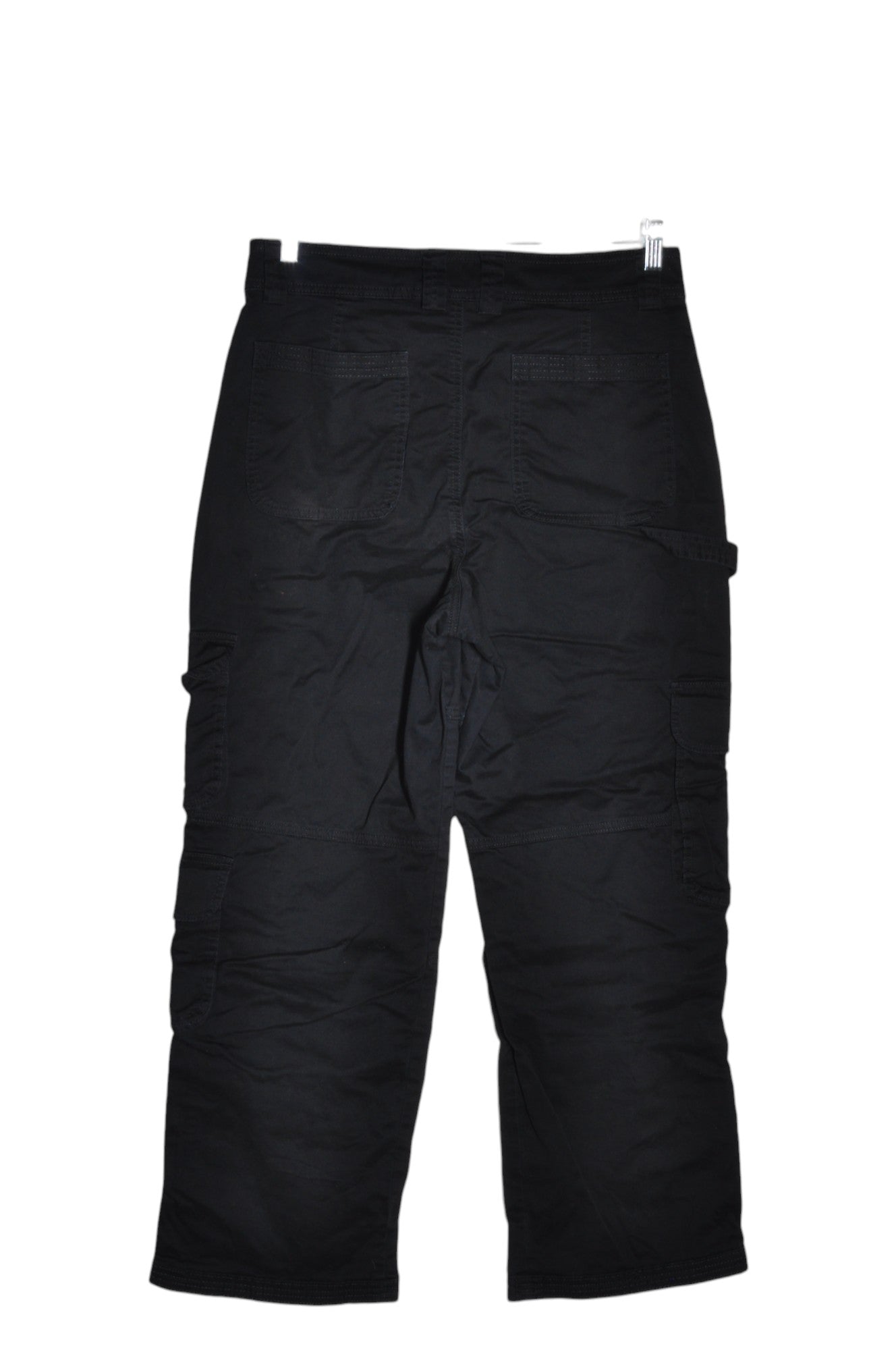 ABERCROMBIE & FITCH Women Cargo Pants Regular fit in Black - 30 - Velora