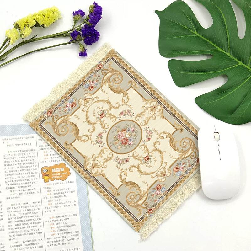 Office mouse pad, Suede fringe mouse pad Hot rubber Bohemian style - Velora